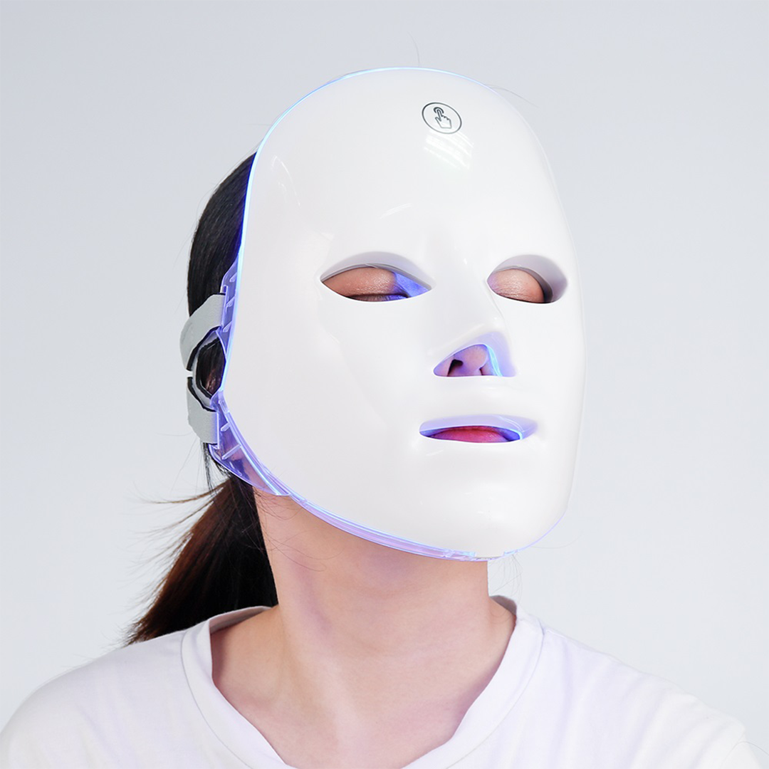 Full Coverage 7 Color Wireless LED Mask